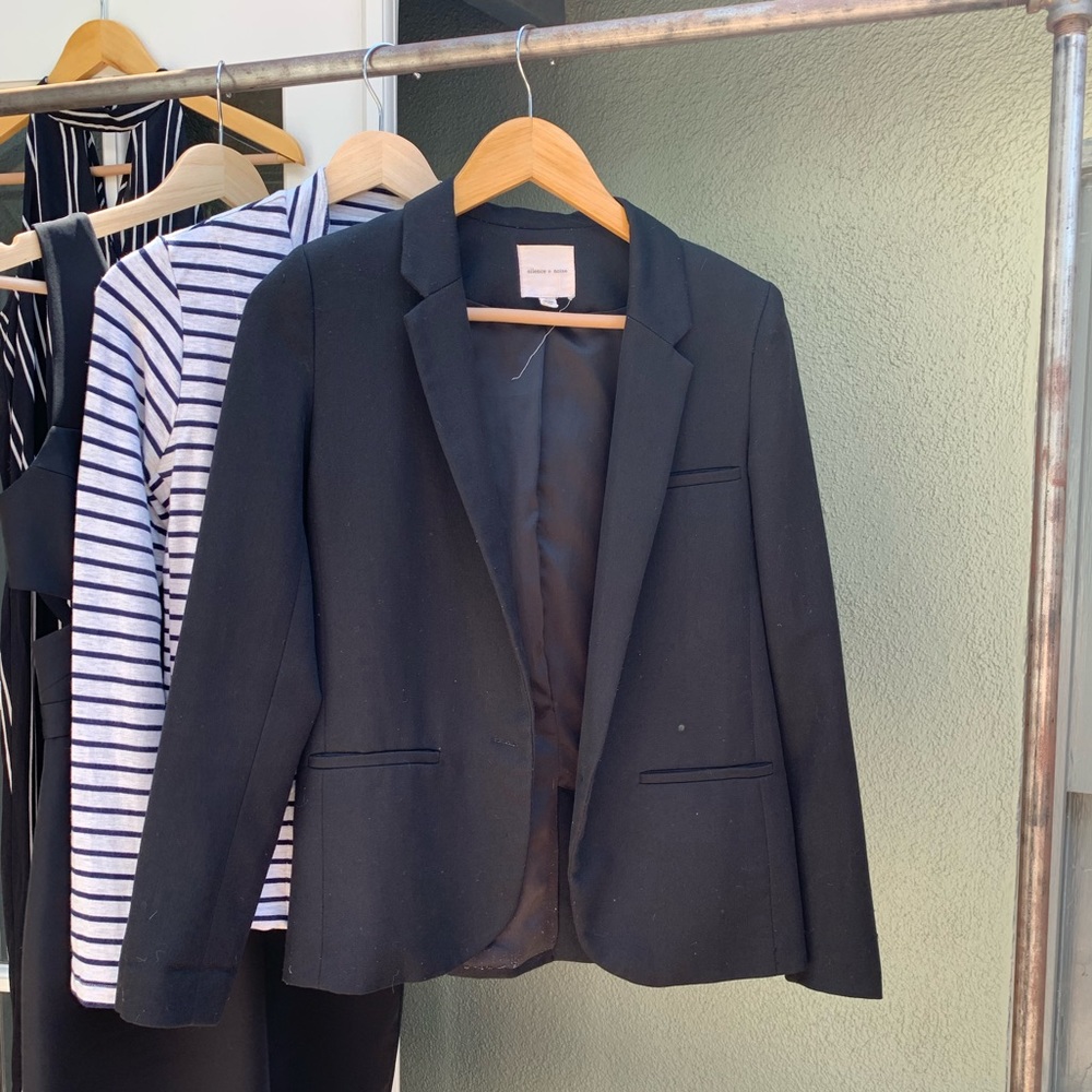 Silence and Noise Black Blazer